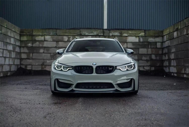 Real Carbon Fibre/Gloss Black Front Bumper Lip Splitter For BMW F80 F82 F83 M3 M4 (2014-2020)