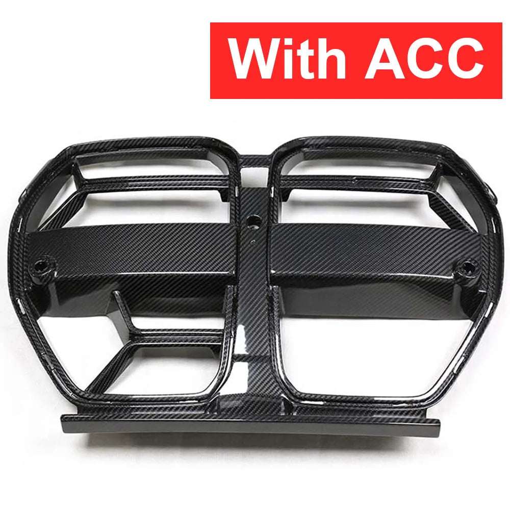 Carbon Fibre Front Bumper Center Grill Trim For BMW M3 M4 G80 G82 G83 2021+